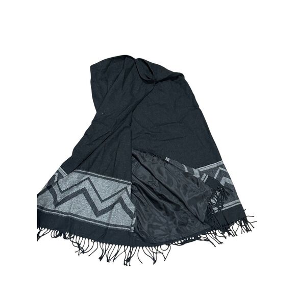 Vintage Jones  country wool blend maxi fringe skirt 10 M western - Picture 3 of 10